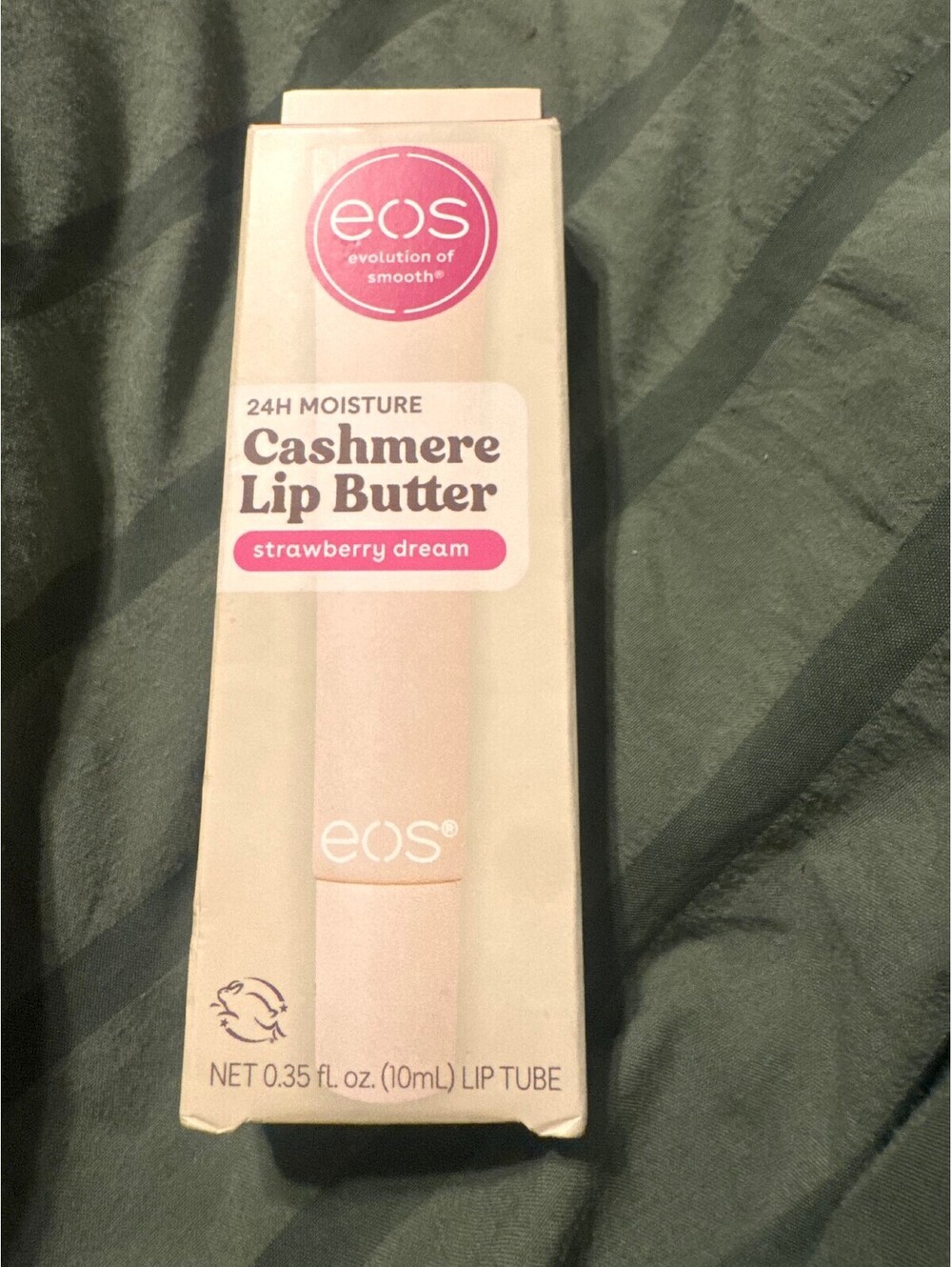 eos Cashmere Lip Butter Strawberry Dream 0.35 fl oz Lip Tube